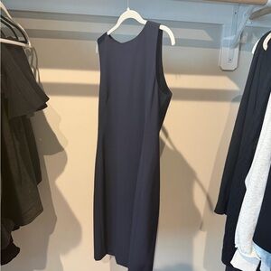 Theory Wool Sleeveless Navy Sheath Dress - Classic Women's Dress — 12 — NWOT